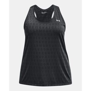 Under Armour Women's Racerback Tank Top Size 1X Black .